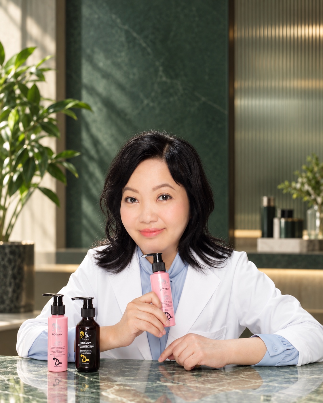 NCS Hair 烏髮軒創辦人 Mendeys Yim 於頭髮健康工作室